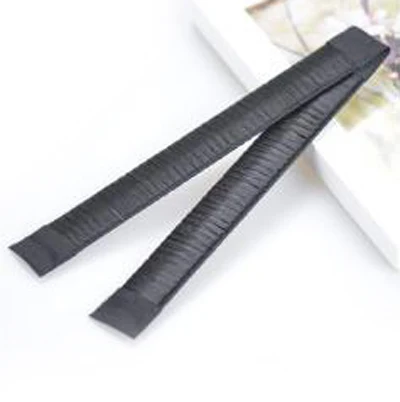 Black 6 цветов DIY аксессуары для парикмахерских инструментов синтетический парик пончики бутон головная повязка шар французский Твист Французская заколка для пучка волос милая резинка для волос - Цвет: Black