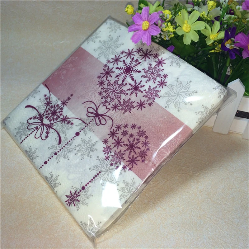 20 бумажных салфеток в стиле ретро|mat mat|mat purplemat flower |