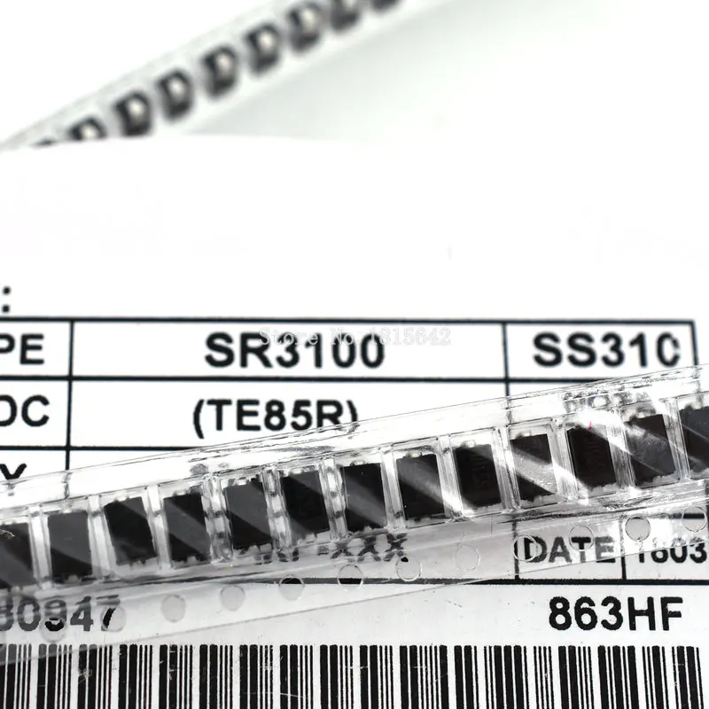 100 шт. SS310 SMD Diode 3A 100V DO-214AC SMA SR3100 | Электронные компоненты и принадлежности