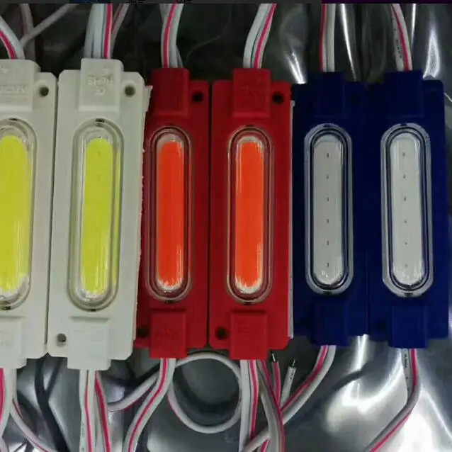 2 Вт высокой мощности Мощность COB Светодиодный модуль Водонепроницаемый IP65 DC12V инжекционного метода литья, освещенная реклама DIY свет бар WW W CW R G B