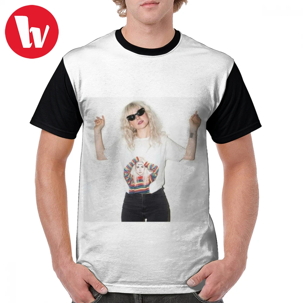 Paramore футболка Хейли Уильямс одет в забавные мужские футболки негабаритных 100