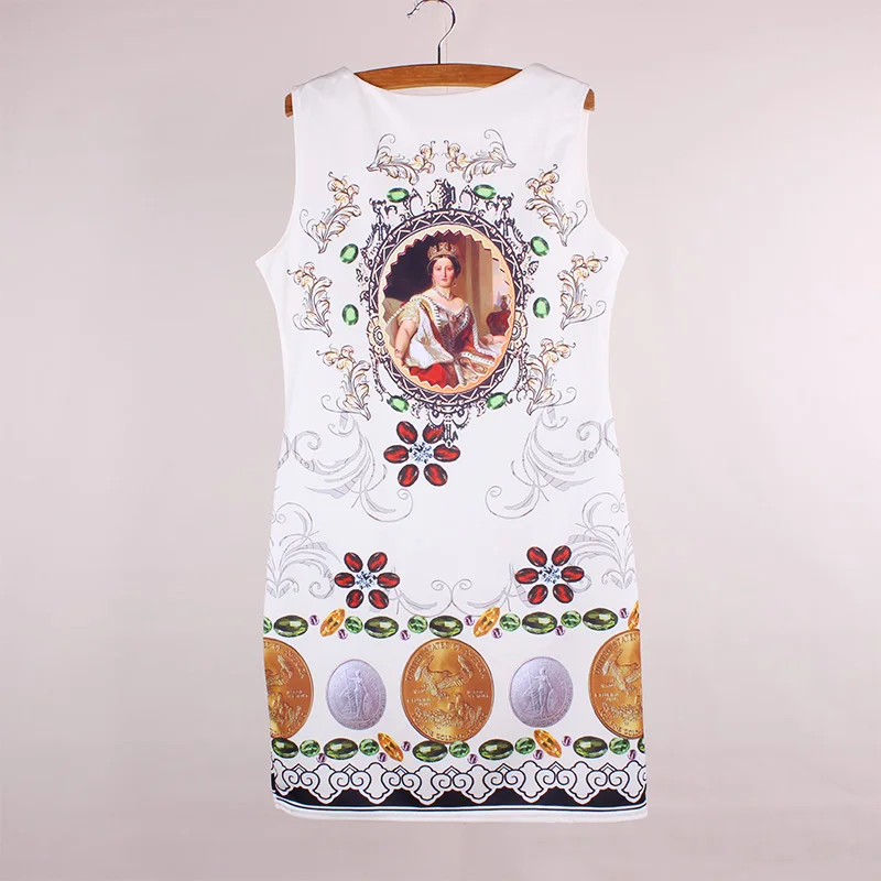 Женское мини-платье с модным принтом в американском и Европейском стиле новинка