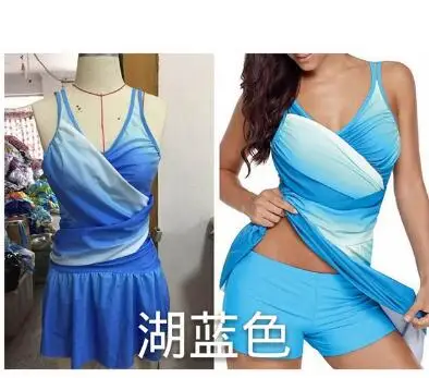 swimwear 6 Костюмы из двух частей размера плюс, купальный костюм для женщин, летние танкини комплекты, купальный костюм, купальный костюм 3XL 4X - Цвет: swimwear 6