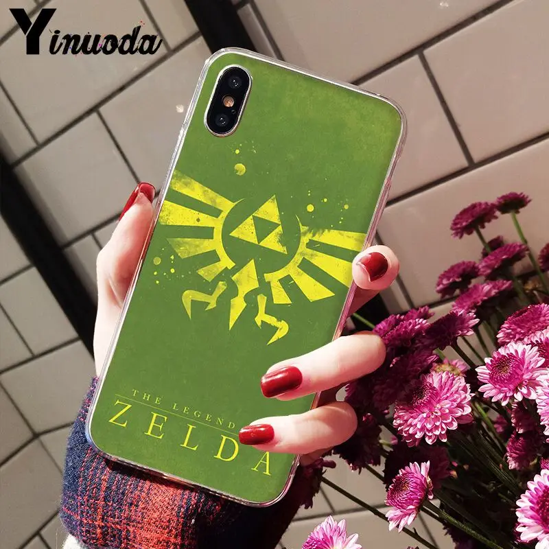 Yinuoda Legend of логотип Zelda Прозрачный Мягкий ТПУ силиконовый чехол для телефона Apple