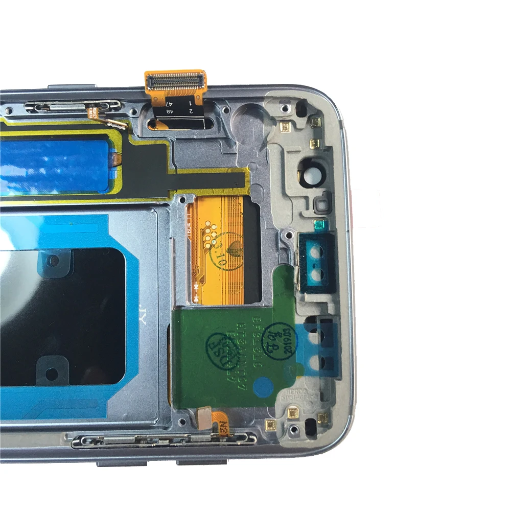 5,5 ''Супер AMOLED lcd с рамкой для samsung Galaxy s7 edge G935 G935F lcd сенсорный экран дигитайзер дисплей для samsung G935f