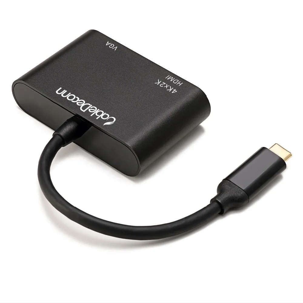 Thunderbolt 3 hdmi vga адаптер usb Type c концентратор 4k кабель 2в1 многопортовый usb3.1 конвертер