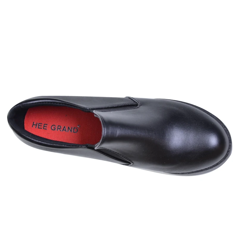 Женские ботинки на танкетке HEE GRAND Мягкие осенние платформе и высоком каблуке