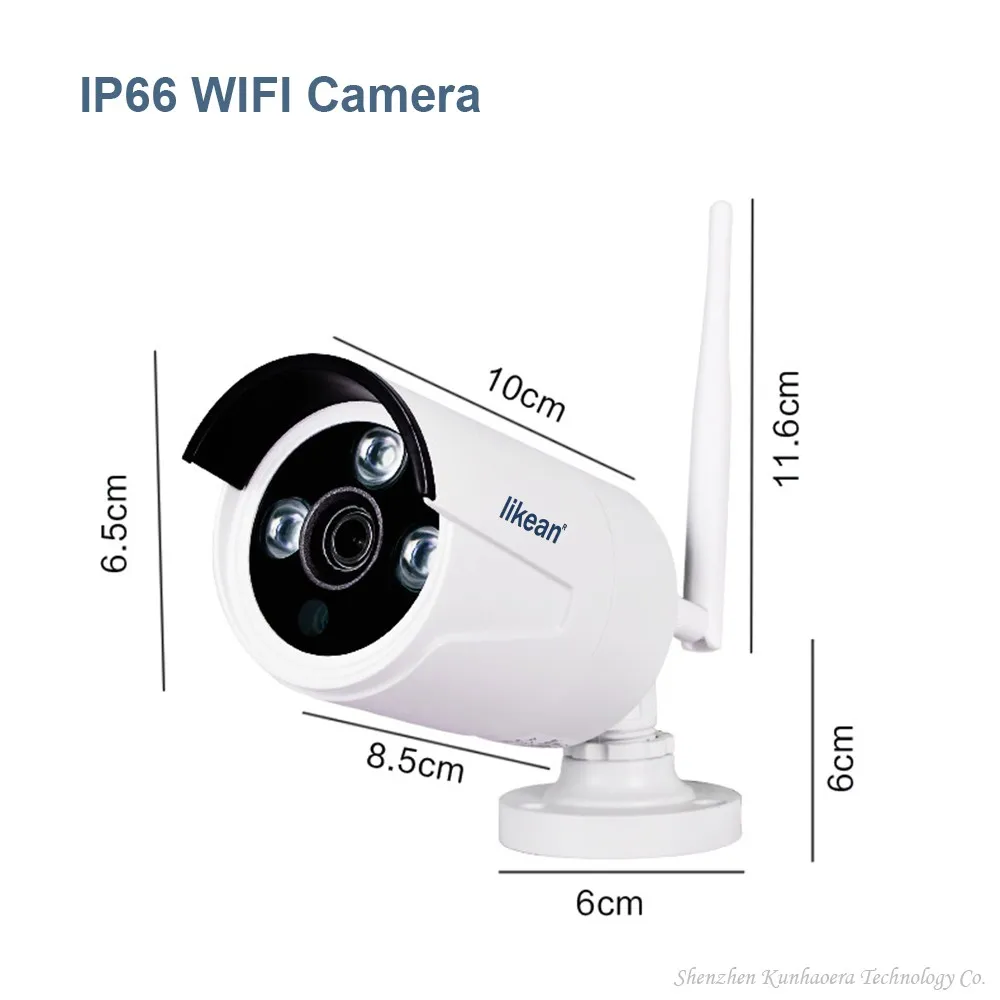 Новых Листинговых Подключи и Играй Беспроводной 7-дюймовый экран Комплект NVR P2P 720