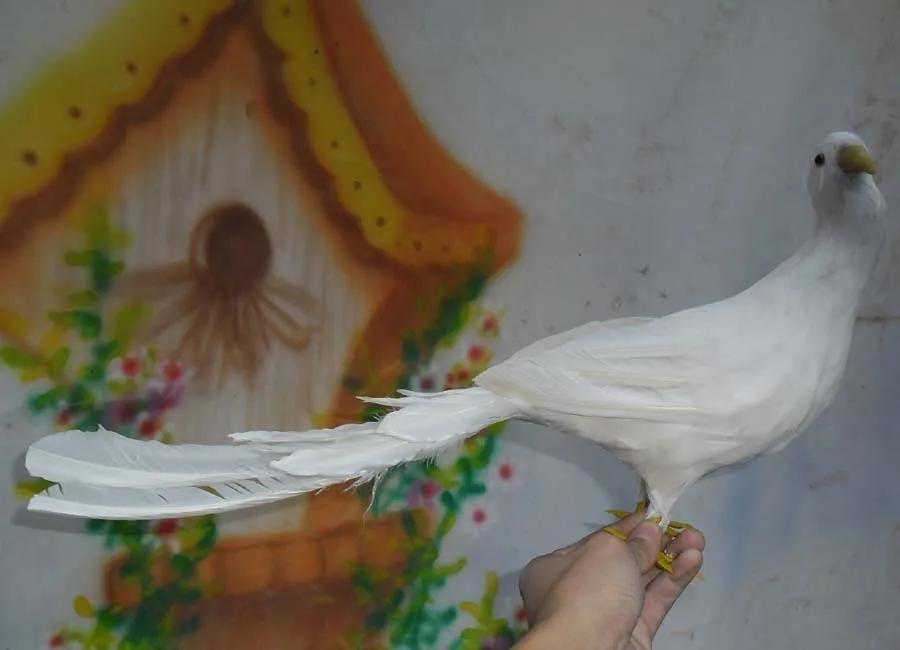 Новая игрушка-симулятор Phoenix Bird из пластика и меха красивая длинная хвостовая