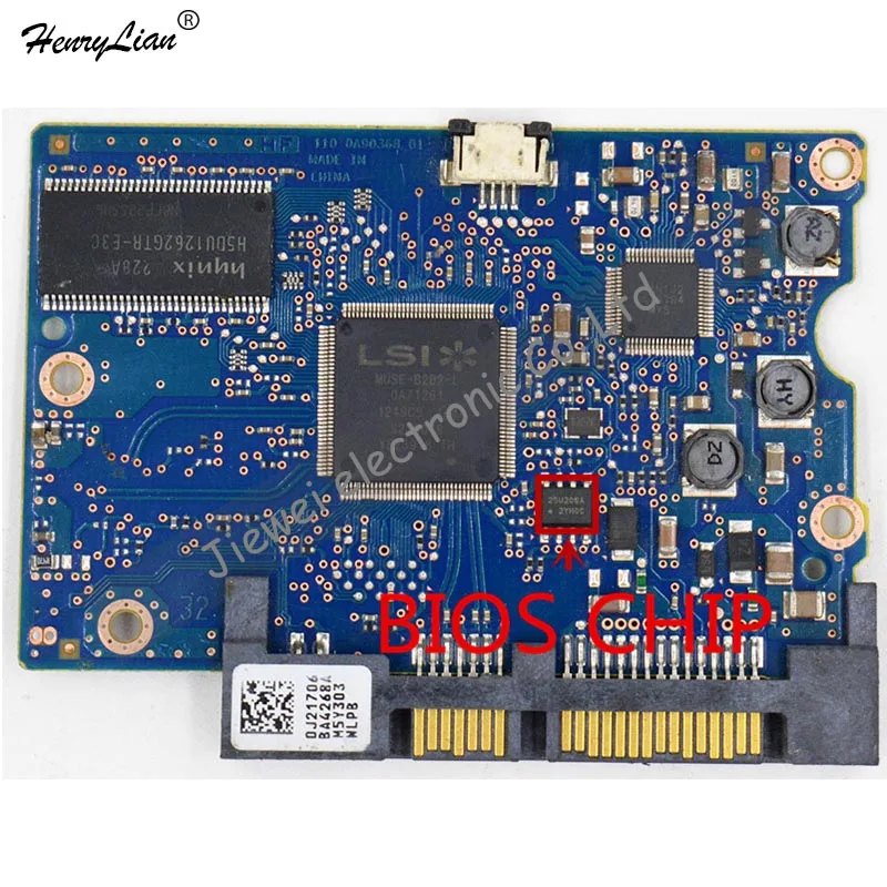 HDD PCB для/логическая плата/номер платы: 110 0A90368 01 микросхема основного контроллера: