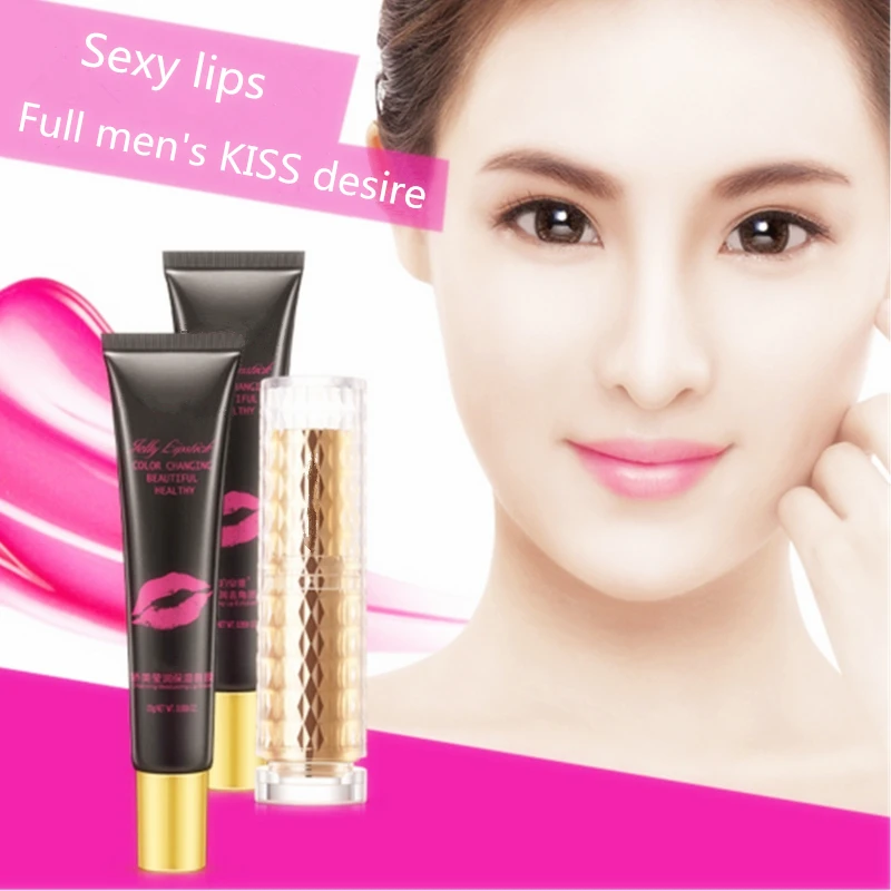 gradient lipstick Lasting три Цвет обесцвечивание губная помада матовая Губная Макияж Бальзамы для губ Увлажняющий косметика тинт для губ Губная помада матовая блеск для губ увлажняющий женская помада