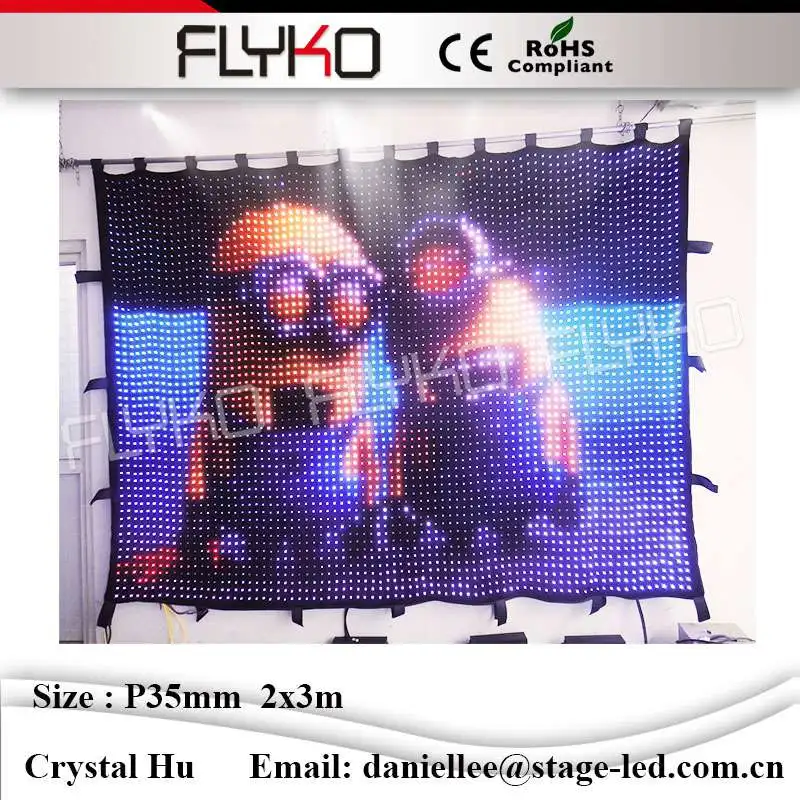 Led видео занавес играть Прекрасный озорной мультфильм и полный Сексуальные