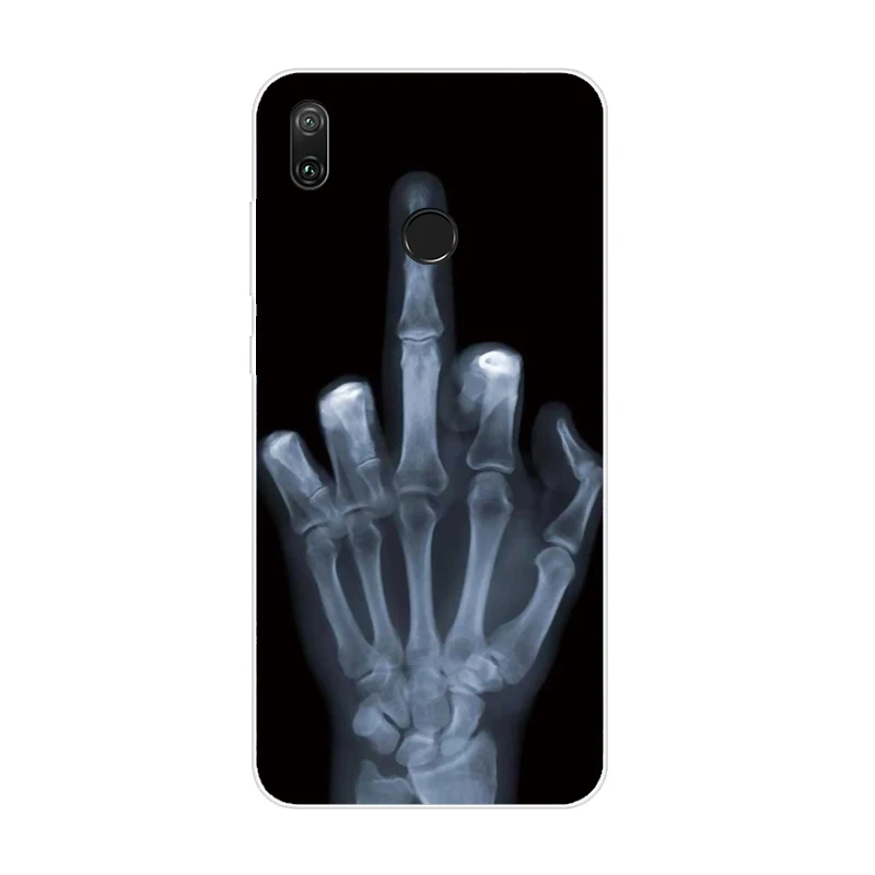 Мягкий ТПУ чехол для телефона huawei Y7 2019 силиконовый fundas Capa |