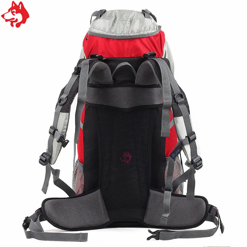 50л синий/оранжевый/зеленый/красный мужской походный рюкзак с дождевиком большой