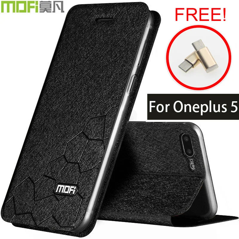 OnePlus5 чехол OnePlus 5 Чехол filp силиконовый One Plus A5000 ультра тонкий задний ТПУ Mofi для
