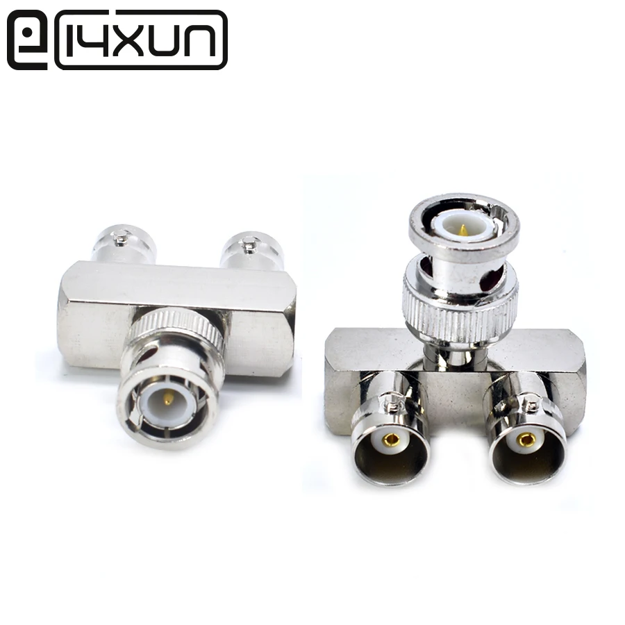 EClyxun1pcs BNC штекер гнездо для систем видеонаблюдения|Соединители| |
