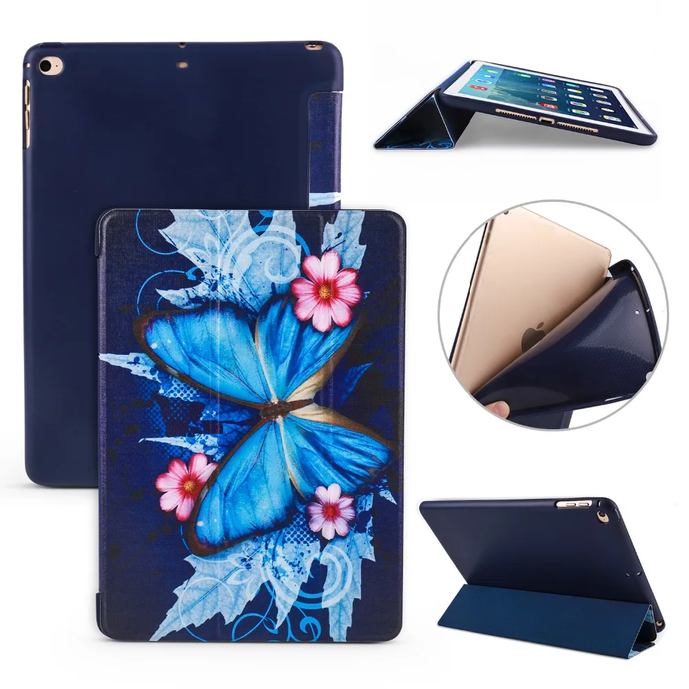 Чехол для Apple нового iPad 9 7 дюйма 2017/2018 мягкий силиконовый чехол из ТПУ полная