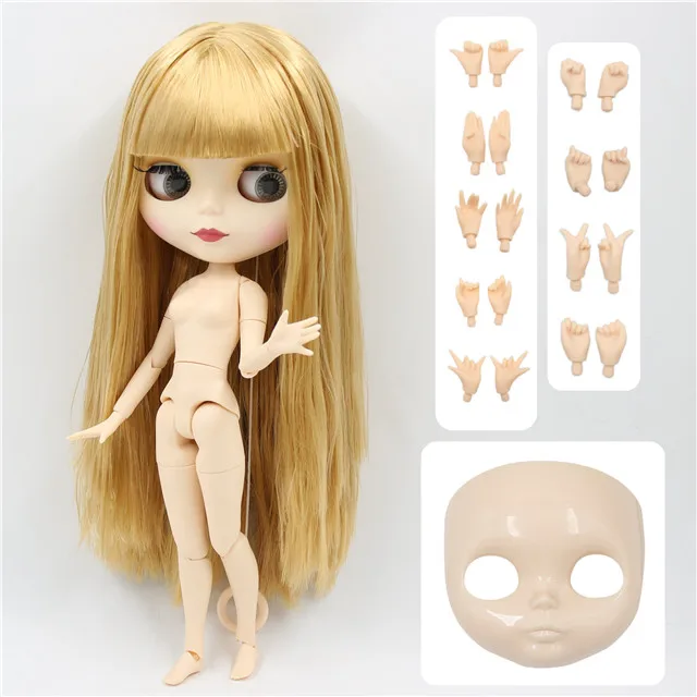 matte face Ледяная фабрика blyth кукла 1/6 BJD Специальное предложение Специальная цена, лицевая сторона и руки AB как подарки - Цвет: matte face
