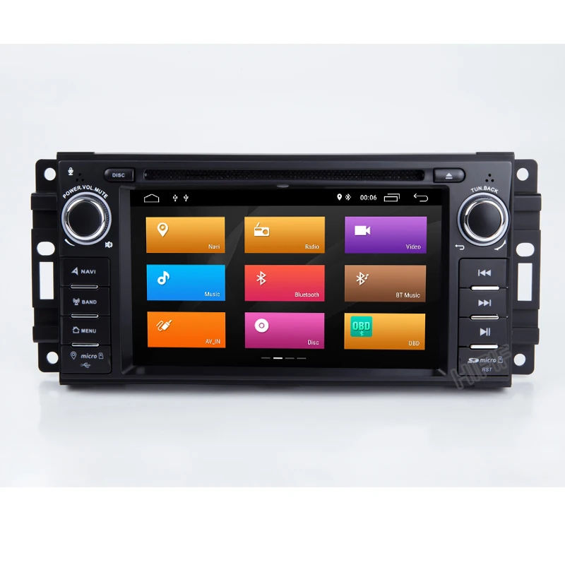 Автомобильный DVD плеер с восьмиядерным процессором Android 10 для JEEP GRAND CHEROKEE Патриот