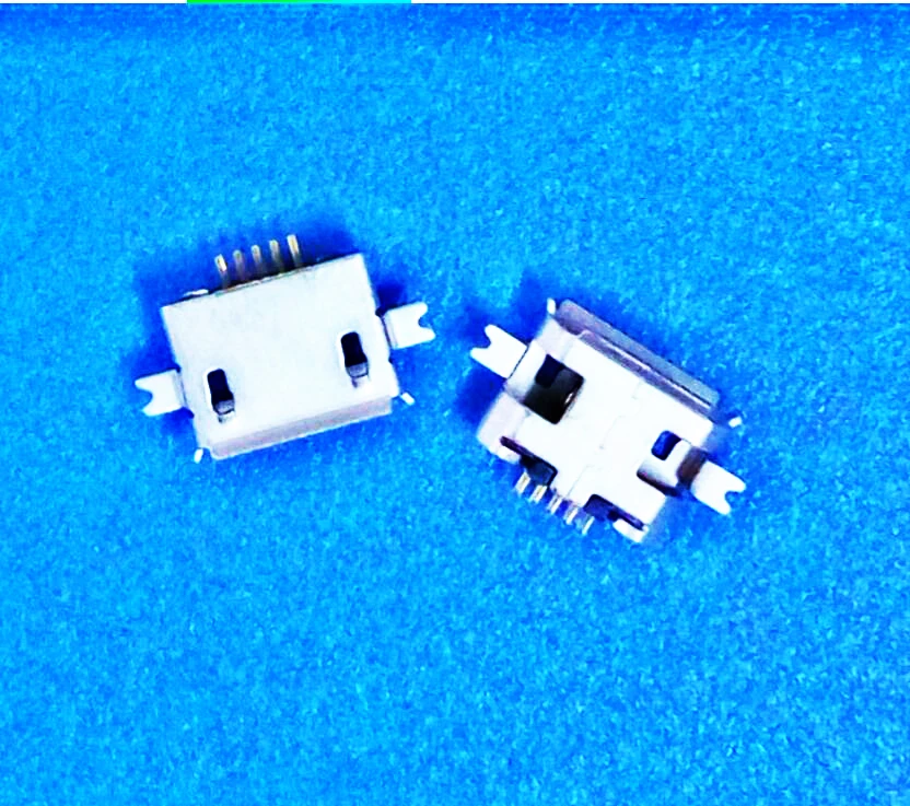 50 шт. разъем Micro-разъем тяжелая пластина 1 0 SMD 2 фута мини usb 5P гнездо для планшета