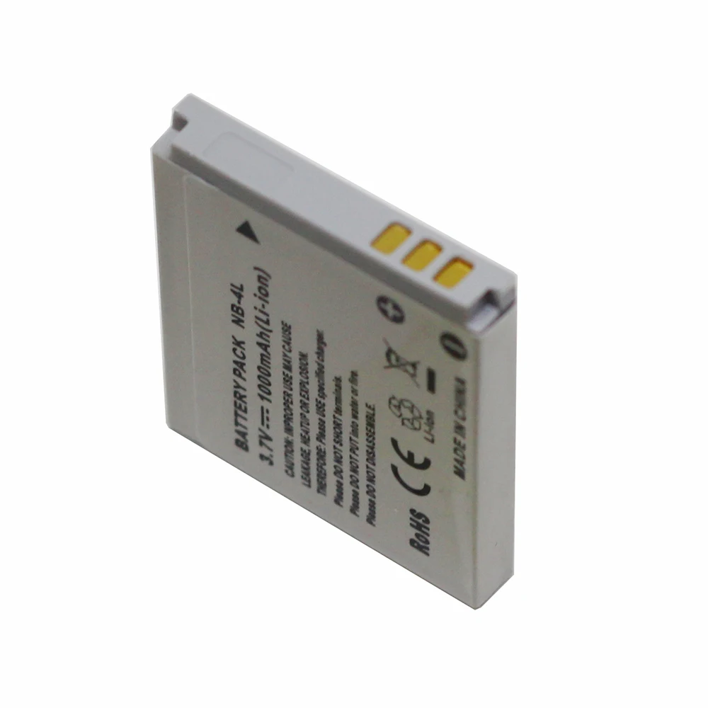 3 шт./лот 1000 мАч NB-4L NB4L NB 4L для Canon IXUS 30 40 50 55 60 65 80 100 I20 110 115 120 130 IS 117 220 225 230 255 H оптовая