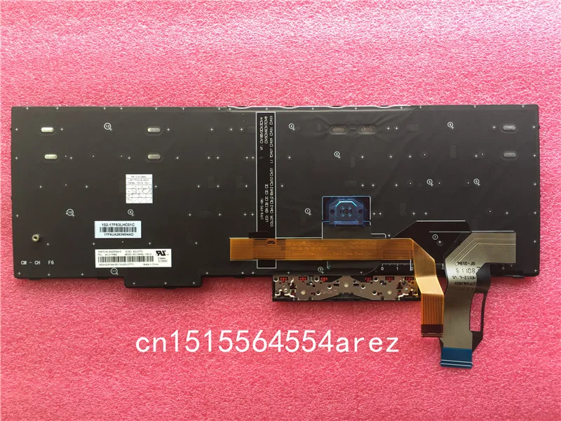 Новый оригинальный ноутбук Lenovo ThinkPad P72 E580 P52 L580 T590 P53s E590 L590 P53 P73 клавиатура с