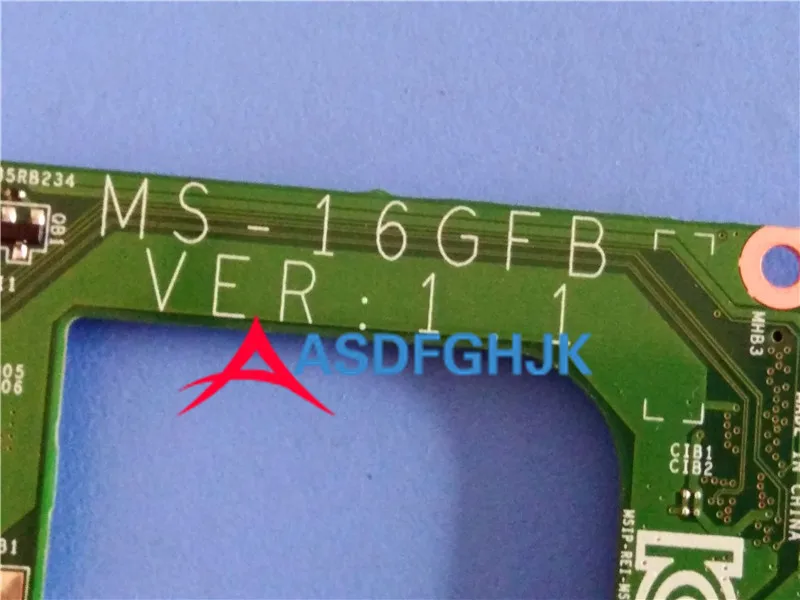 Оригинал для MSI Ge60 Ms-16gf Audio Jack HDMI USB плата Ms-16gfB полностью протестирована |
