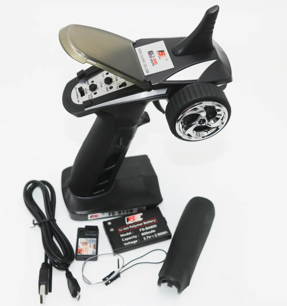 FS-GT2B FS GT2B 2,4G 3CH пистолет RC контроллер/w приемник, аккумулятор TX, USB кабель, ручка-Модернизированный FS-GT2 GT2