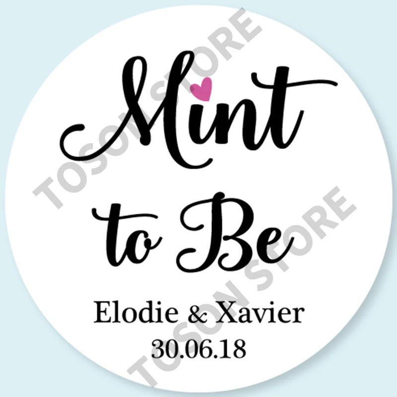 100, Silver laser Customized text logo, Wedding Stickers, Invitations Seals, Candy Favors Gift Boxes Labels, On White Adhesive