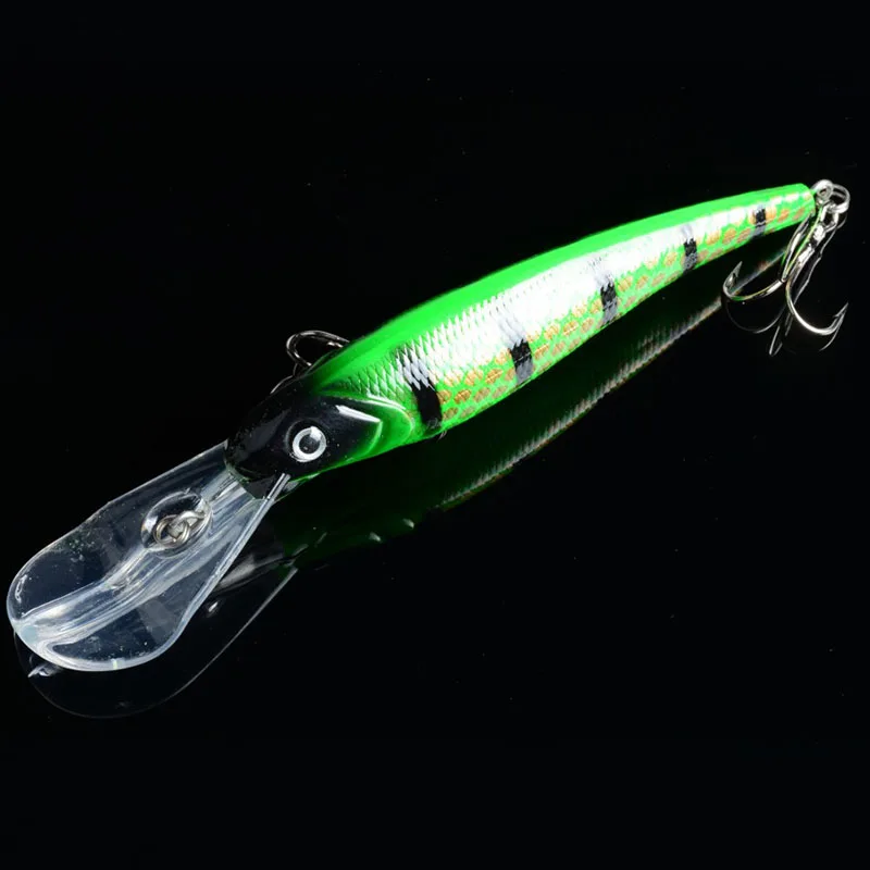 20 шт. гольян приманки для рыбалки 16 5 см 27.9 G 2 # крючки снасти минноу жёсткий