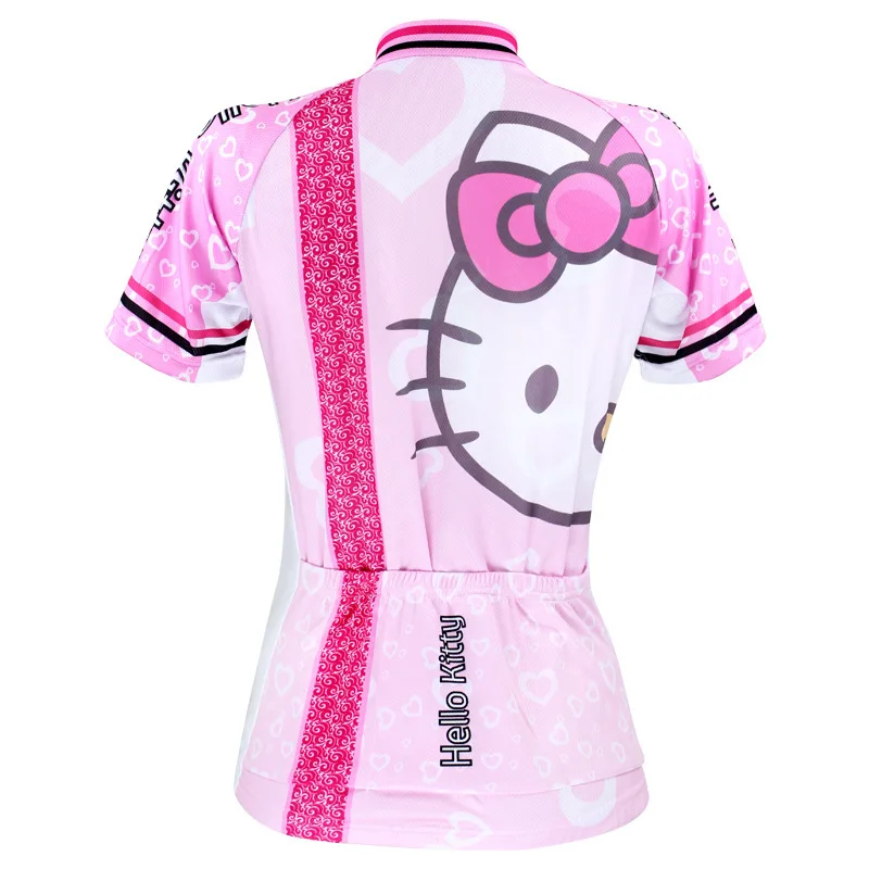 Новинка Джерси для велоспорта Hello Kitty лучший MTB дорожный велосипед весна лето