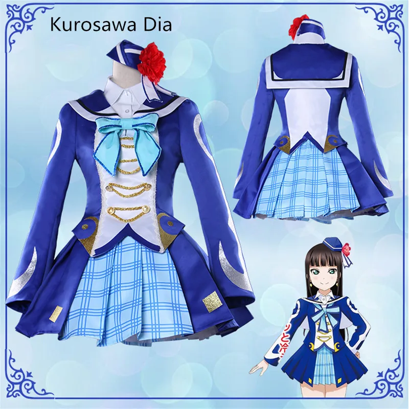 Love Live! Солнечный свет! Aqours охара Мари все члены OP2 сценическое платье концертная