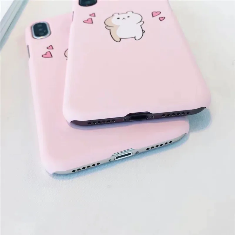 Прекрасная Пара Сердце Любви чехол для iPhone 6 6S плюс телефон X 8 7 Plus матовая жесткий