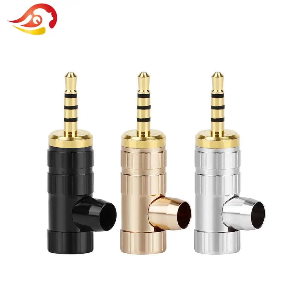 

QYFANG 2.5mm Stereo 4 Poles Audio Jack Earphone Male Plug Adapter Pin For NW-WM1Z/A Player HiFi Headphone Solder Wire Connector