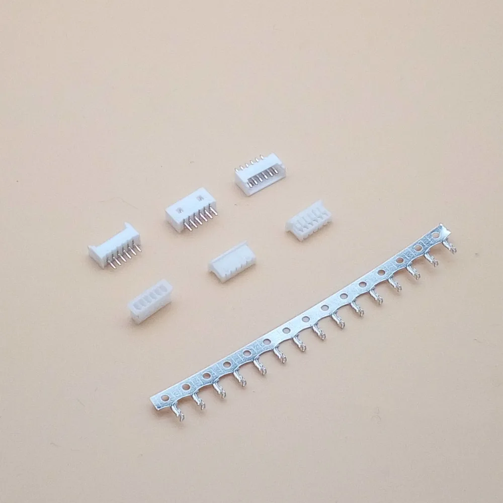 Micro JST 1 25 мм T 6 контактный прямой разъем мама штекер x 20 комплектов|female connector|jst plug