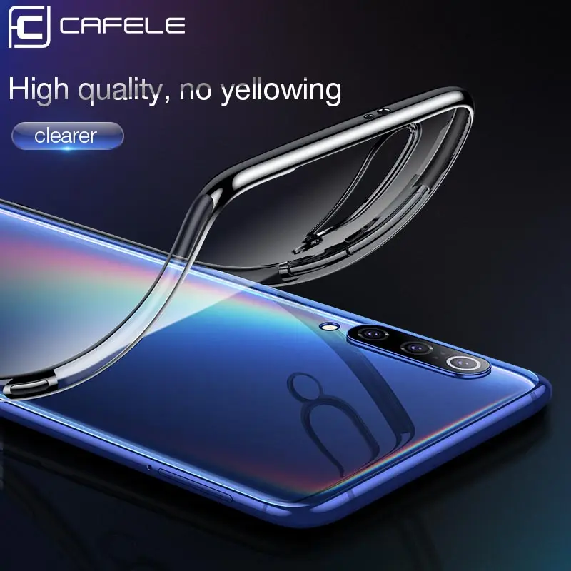 Мягкий чехол Cafele из ТПУ для Xiaomi mi 9 Чехлы блестящий телефона ультра тонкий