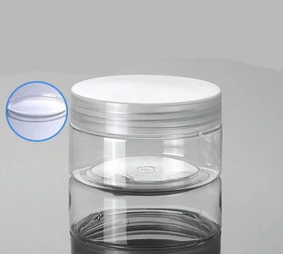 100 г прозрачный контейнер косметический с чистой крышкой прозрачная банка под