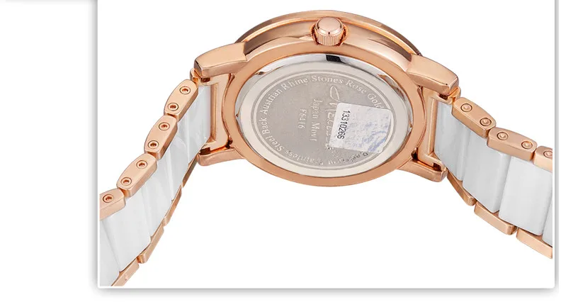 

Classic MELISSA Brand Ceramic Bracelet Wrist watch Original Japan Quartz Women Dress Watches Crystals Elegant Montre Femme F6416