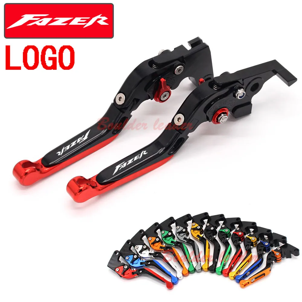 Motorcycle accessories adjustable brake clutch lever for Yamaha FZS 600 FZS600 Fazer 1998-2003 1999 2000 2001 2002 Red | Автомобили и