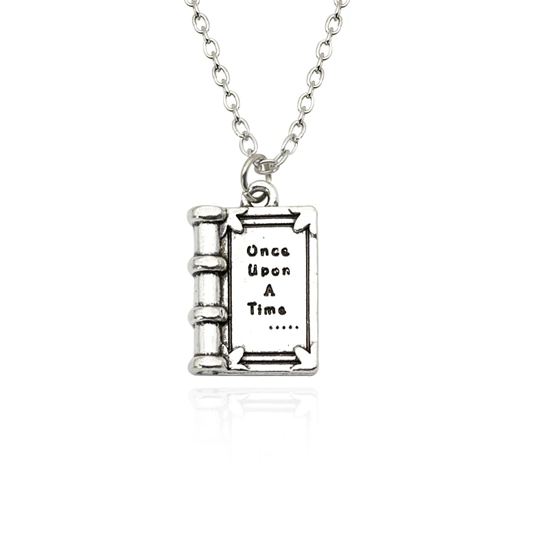 2019 модные 3D мини подвески в виде волшебной книги ожерелье с резным узором