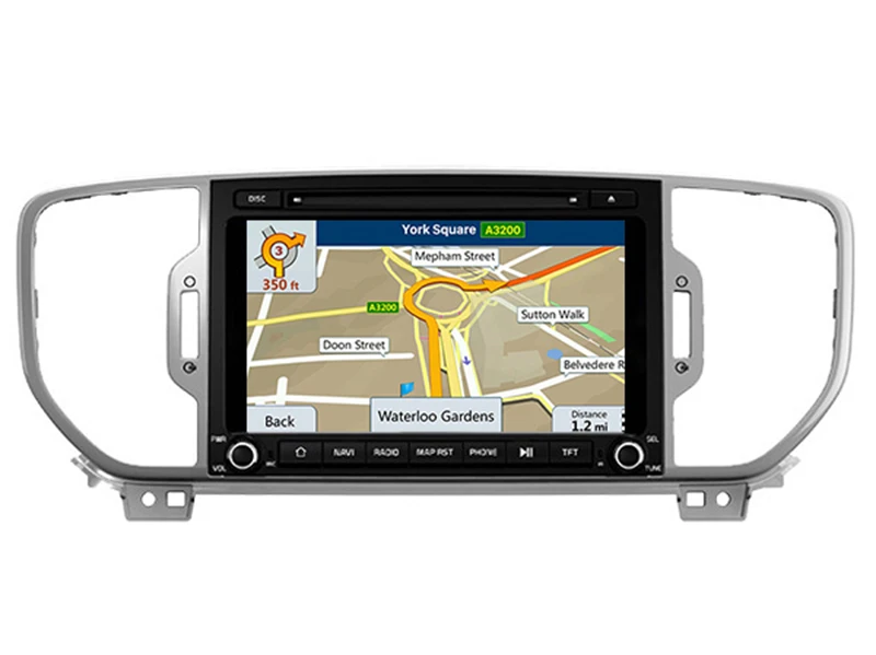 9 дюймов Автомобильный dvd плеер с GPS (opt) USB/SD AUX BT/TV аудио Радио стерео