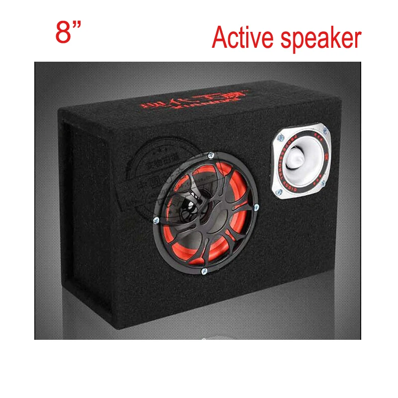 Новый дешевый 8 дюймов 12 В 220 450 Вт стерео аудио акустическая hi fi Портативный