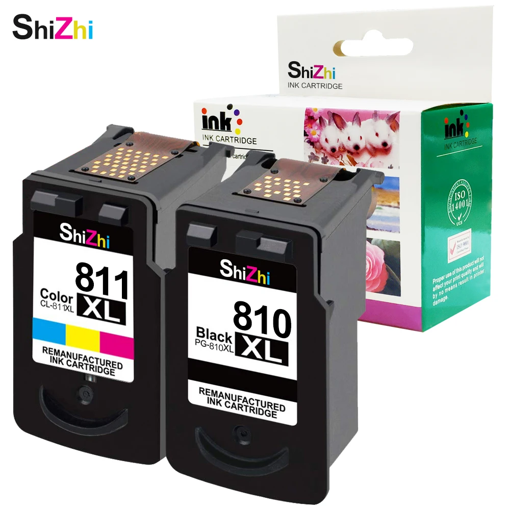 Чернильный картридж SHIZHI PG810 CL811 совместимый для PG 810XL CL 811xl Canon Pixma MP245 258 268 276 486 496 328