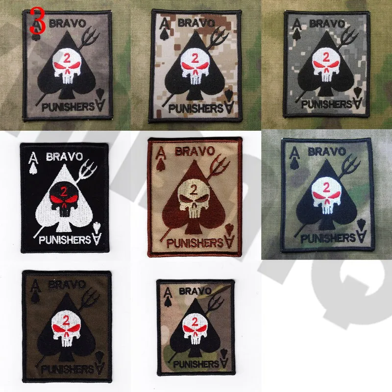 Вышивка патч DEVGRU NSWDG SEAL TEAM BRAVO SkullS Morale|Заплатки| |