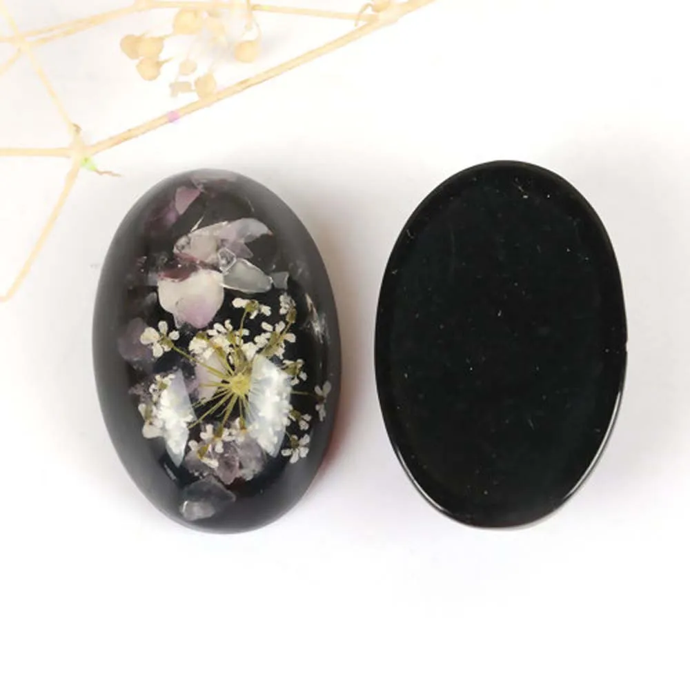 5/10PCs Transparent Yellow Flower Multi-cut Square Resin Patch Cabochon Embellishment DIY Jewelry Findings Fit Base Settings | Украшения и