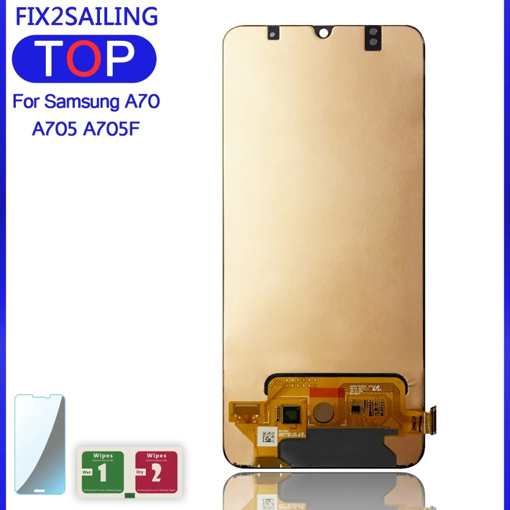 6,7 'ЖК-дисплеев для samsung Galaxy A70 A705 A705F SM-A705F ЖК Дисплей Сенсорный экран дигитайзер в сборе для samsung A70