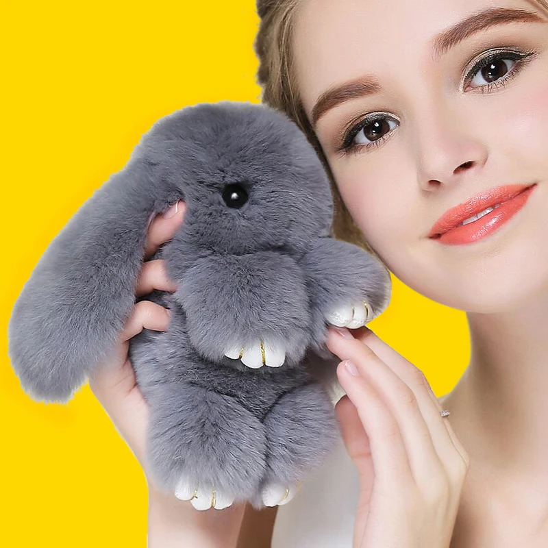 Play Dead Rabbit Fur кролик брелок Модный меховой помпон брелок кролик игрушка кукла подвесные украшения аксессуары