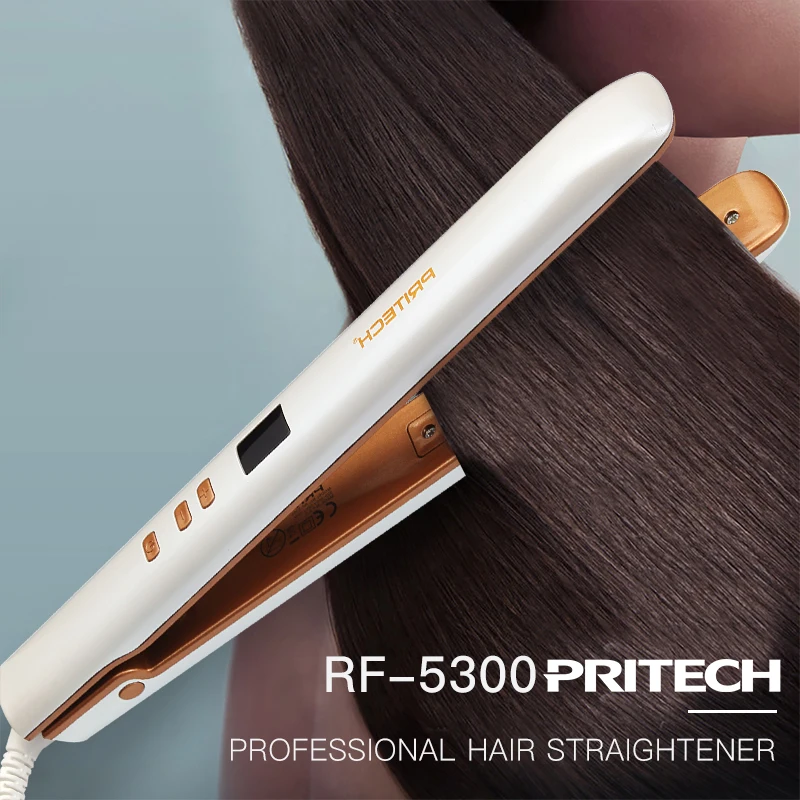100-230 Degrees Electric Flat Iron Hair Straightener Professional Heating Fast Fasting Portable Styling Tool | Красота и здоровье