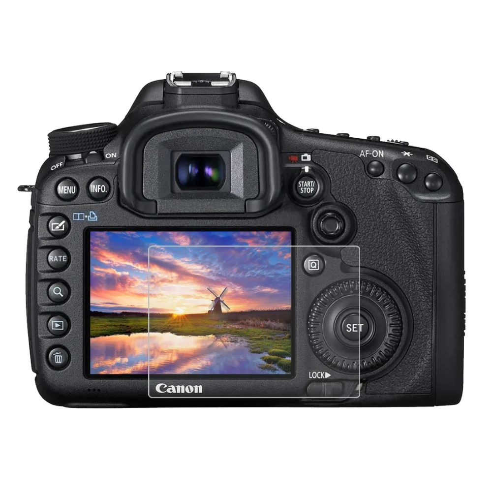 Закаленная пленка для камеры SLR Защитная экрана Canon 5D Mark IV / III 6D 650D/70D/700D/750D/и т. д. |