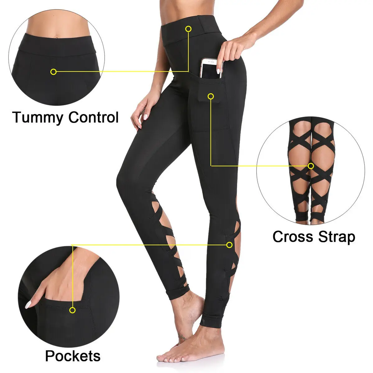 Женские Бесшовные Леггинсы обтягивающие леггинсы для фитнеса длиной до